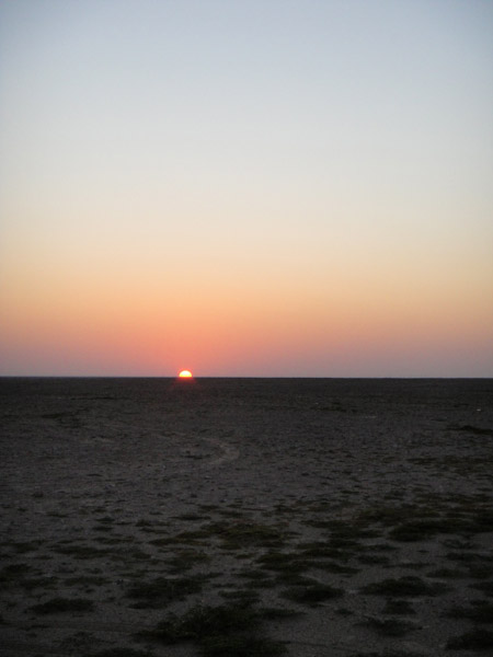 Sunset in Wadi Mukhaizana