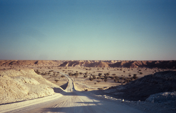 Descending into Wadi Rawnab
