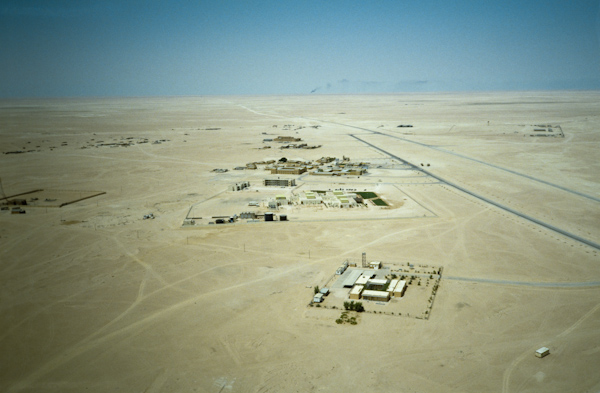 Haima tribal centre aerial shot 1981