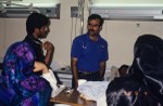 Medical students on rounds with Haima hospital staff