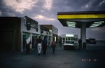 Petrol station and new shops at Haima