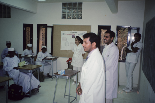 Sultan Qaboos University (SQU) students visit Haima school