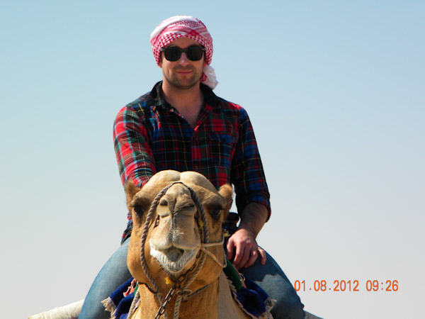 Qais on camel